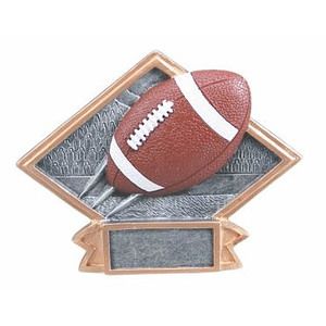 Football Small Diamond Plate Award
