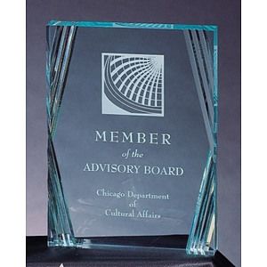 Executive Series Jade Desk Acrylic Award