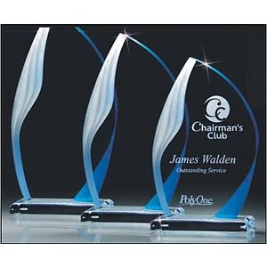 9 3/4" Indigo Impressions Acrylic Award