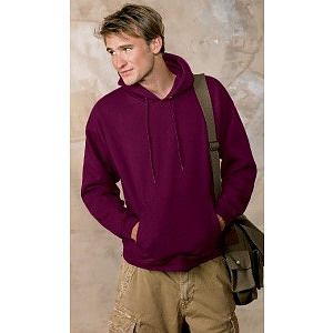 Embroidered Hanes F170EMB Adult Ultimate Cotton Colored Hooded Sweatshirt