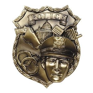 Police Resin Plaque Mount