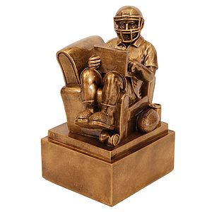 Fantasy Football Man in Chair Award Resin Award