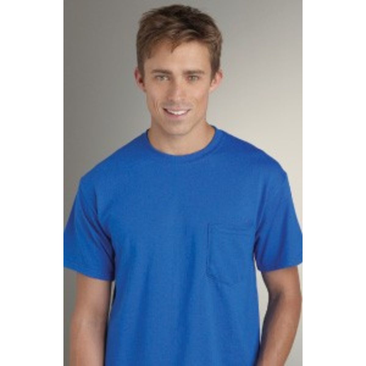 Embroidered G8300 50/50 Colored T-shirt with Pocket
