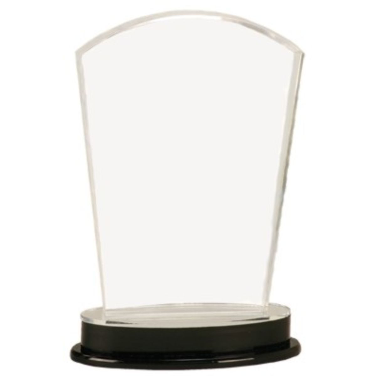 8 1/4" Arch Impress Silver Mirror Acrylic Award