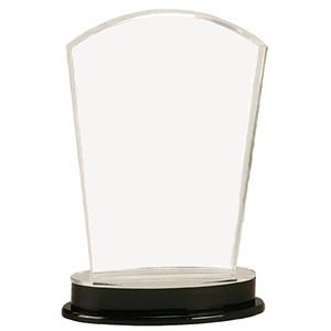 8 1/4" Arch Impress Silver Mirror Acrylic Award