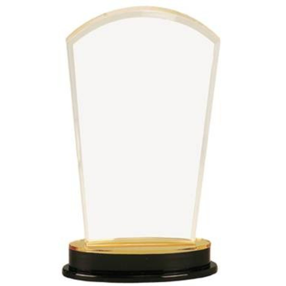 9 1/4" Arch Impress Gold Mirror Acrylic Award