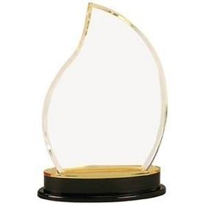 8 1/4" Gold Flame Impress Mirror Acrylic Award