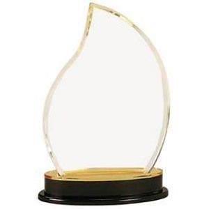 8 1/4" Silver Flame Impress Mirror Acrylic Award