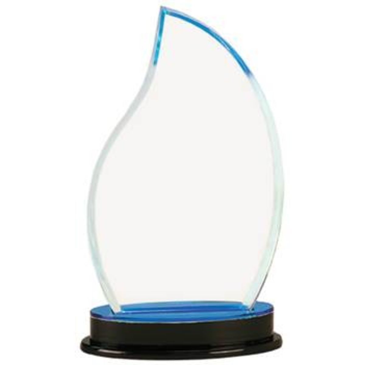 9 1/2" Blue Flame Impress Mirror Acrylic Award