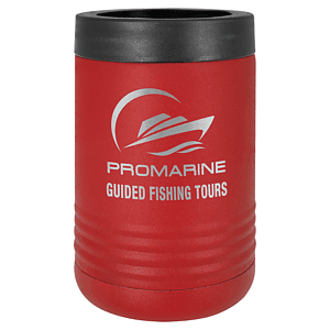 Red Laser Engraved Polar Camel Beverage Holder