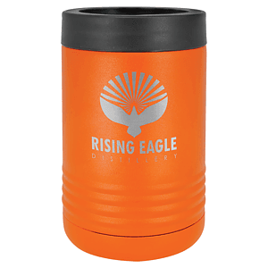 Orange Laser Engraved Polar Camel Beverage Holder