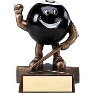 Billiards Lil' Buddy Resin Award