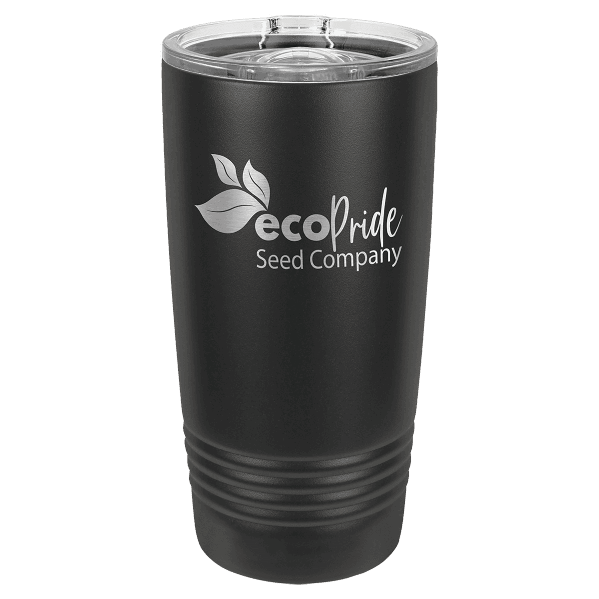 20 oz. Black Laser Engraved Polar Camel Tumblers w/Slider Lid