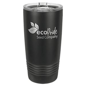 20 oz. Black Laser Engraved Polar Camel Tumblers w/Slider Lid