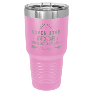 30 oz. Light Purple Laser Engraved Polar Camel Ringneck Tumblers w/Slider Lid
