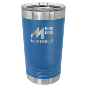 16 oz. Royal Blue Laser Engraved Polar Camel Pint Tumbler w/Slider Lid