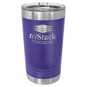 16 oz. Purple Laser Engraved Polar Camel Pint Tumbler w/Slider Lid