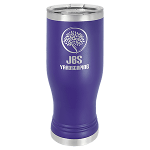 20 oz. Purple Laser Engraved Polar Camel Pilsner Tumbler w/Clear Lid