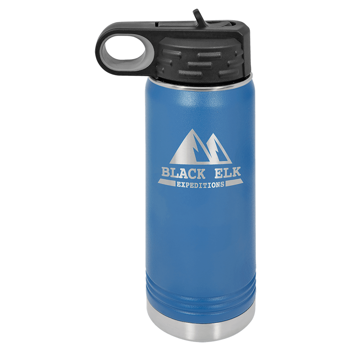 20 oz. Royal Blue Laser Engraved Polar Camel Water Bottles