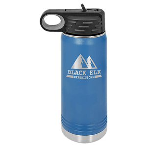 20 oz. Royal Blue Laser Engraved Polar Camel Water Bottles