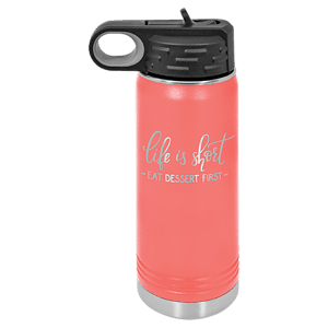20 oz. Olive Green Laser Engraved Polar Camel Water Bottles
