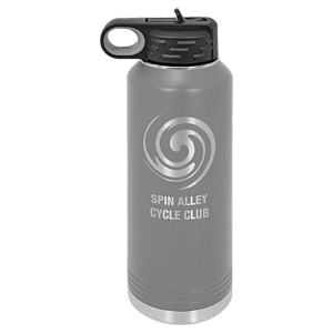 40 oz. Dark Gray Powder Coated Laser Engraved Polar Camel Water Bottles