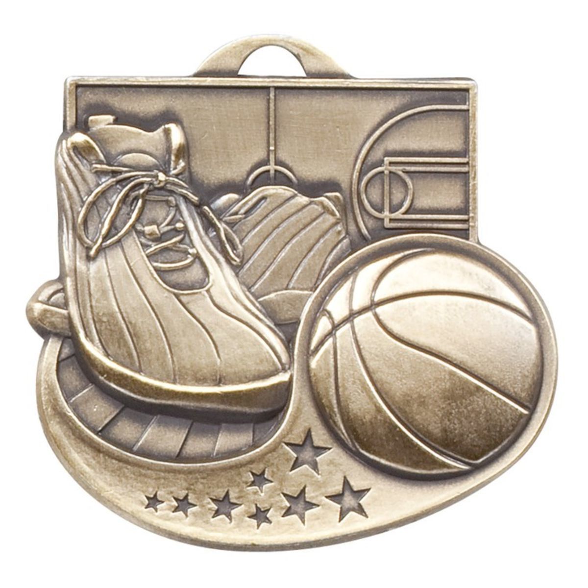 Basketball Star Blast Medal, 2"