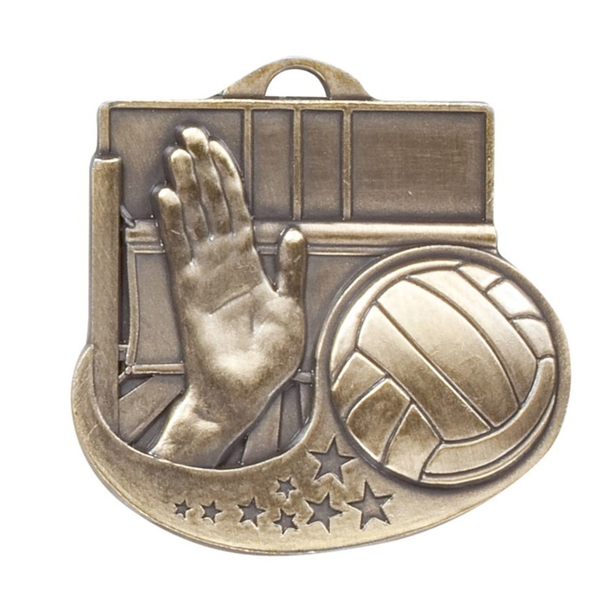 Volleyball Star Blast Medal, 2"