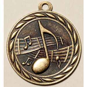 Music Medal, 2"