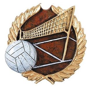 Volleyball High Relief Plaque Mount