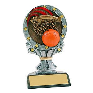 6-1/4" Tall Basketball All Star Award