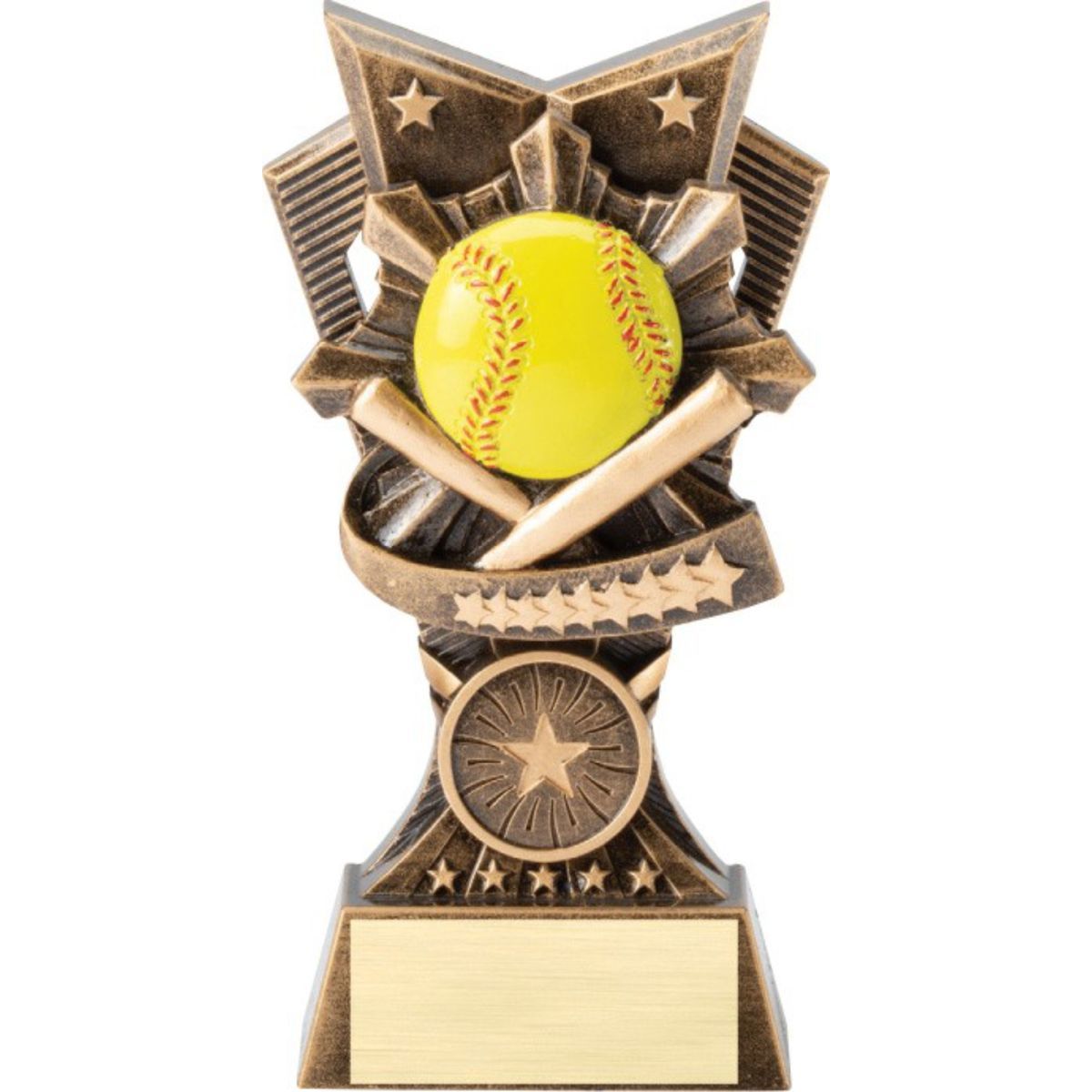 Softball 3D Design Resin Award