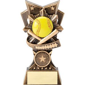 Softball 3D Design Resin Award