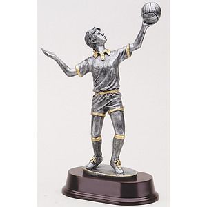 11" Tall Volleyball Female Figure Award