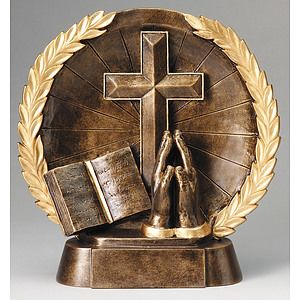 Religion High Relief Circular Plate Award