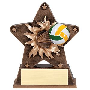 Volleyball Starburst Award