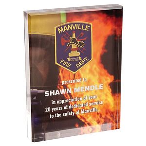 6" x 8" Full Color Sublimated Acrylic Award