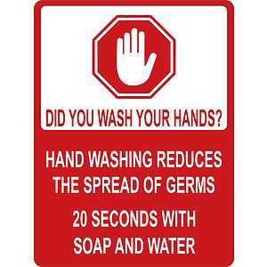 5" - Did You Wash Your Hands? Sticker