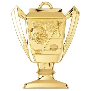 Hockey Trophy Medal, 2 3/4" Tall