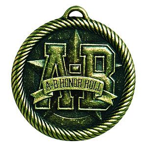 "A-B" Honor Roll Value Medal