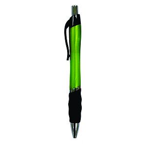 Lime Green Pad Printed Plastic Ball Point Pen