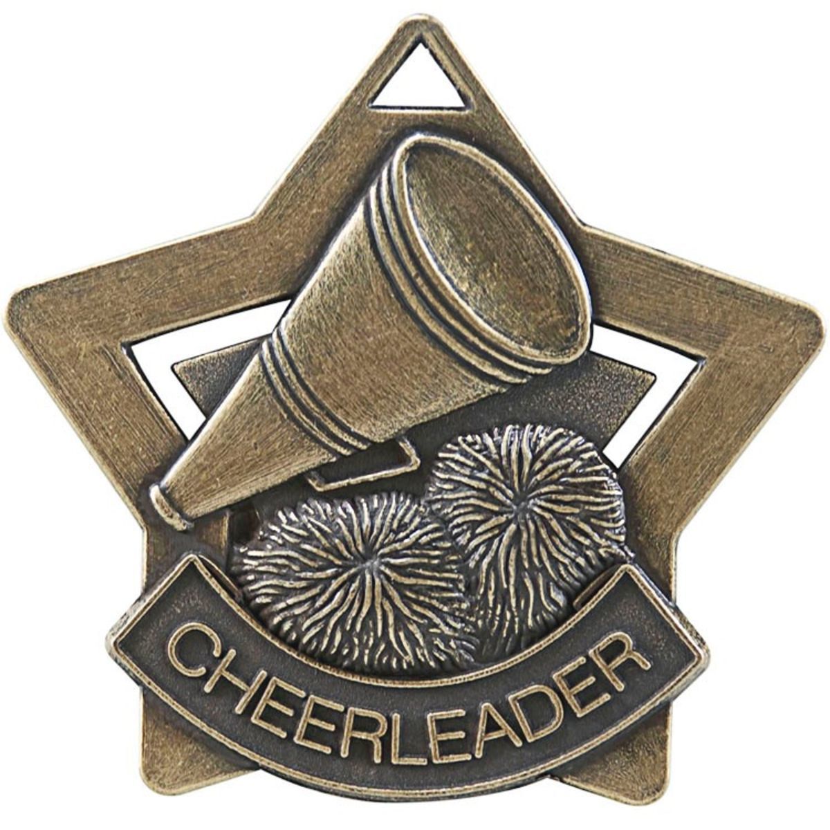 Cheer Star Medal, 2 1/4" Star