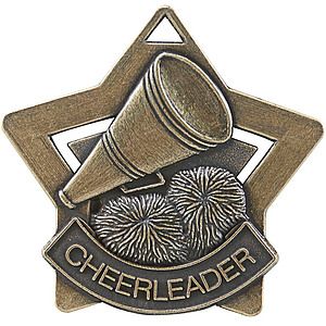 Cheer Star Medal, 2 1/4" Star