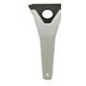White Ice Scraper with three sided triangle insert.