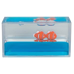 Mini Clownfish Liquid Wave Paperweight
