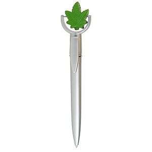 Cannabis Leaf Squeeze Top Pen