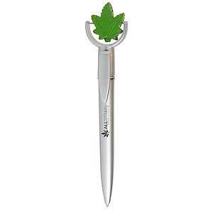 Cannabis Leaf Squeeze Top Pen