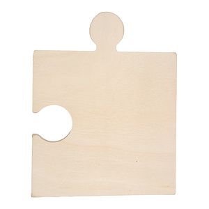 Puzzle Piece Wooden Coaster