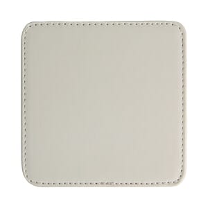 Faux Leather Coaster Square