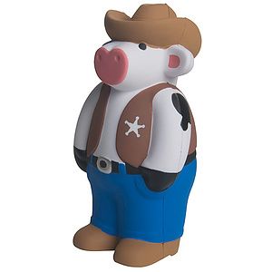 Cowboy Cow Stress Reliever